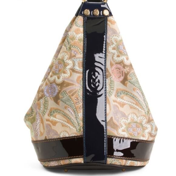 NWT MARINO ORLANDI Made In Italy Leather Sling Backpack New with tag - Picture 2 of 5